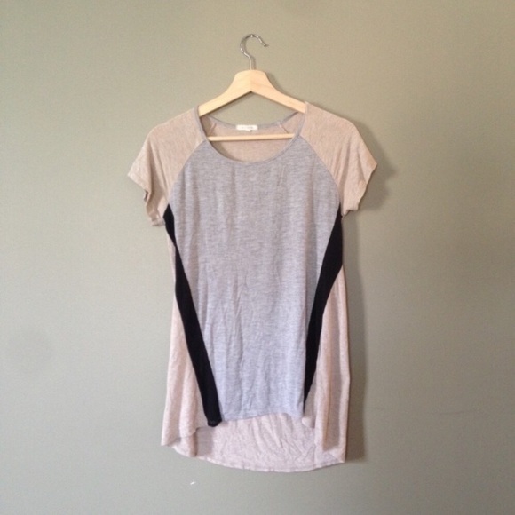 Ava James Colorblock Tunic Tee - Picture 1 of 3
